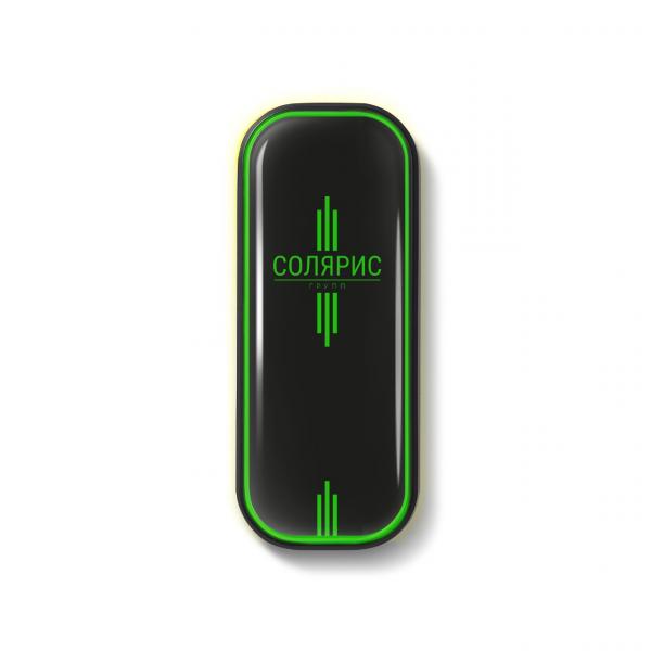 Считыватель ESMART® ER1402 Reader BLE Черный Mullion серии NEO, с индивидуальным дизайном, панель Bubble