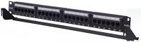 Патч-панель 19", 24 порта RJ-45, категория 5Е, тип Krone IDC