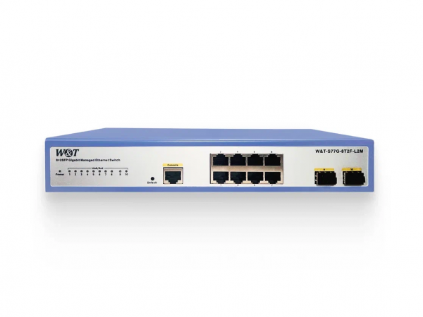 Управляемый коммутатор W&T-S77G-8T2F-L2M