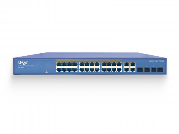 Неуправляемый коммутатор W&T-S17G-24P4PC-POE