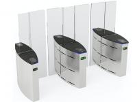 Турникет с раздвижными створками двухпроходный SLIDING GATE SG 5590T комбинированный, ширина прохода 550 + 900 мм
