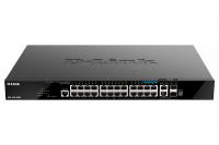 Управляемый L3 стекируемый коммутатор с 20 портами DGS-1520-28MP