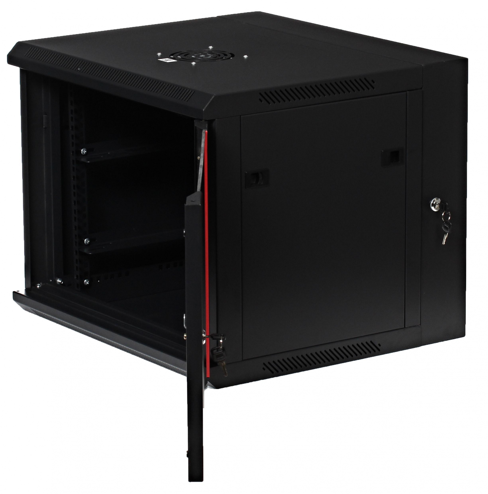 Шкаф телекоммуникационный настенный 9U 600x540 черный