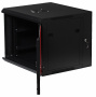 Шкаф телекоммуникационный настенный 9U 600x540 черный