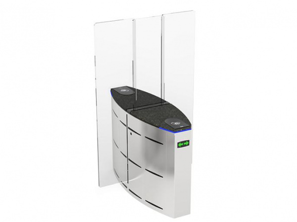 Турникет с раздвижными створками двухпроходный SLIDING GATE SG 5590T комбинированный, ширина прохода 550 + 900 мм