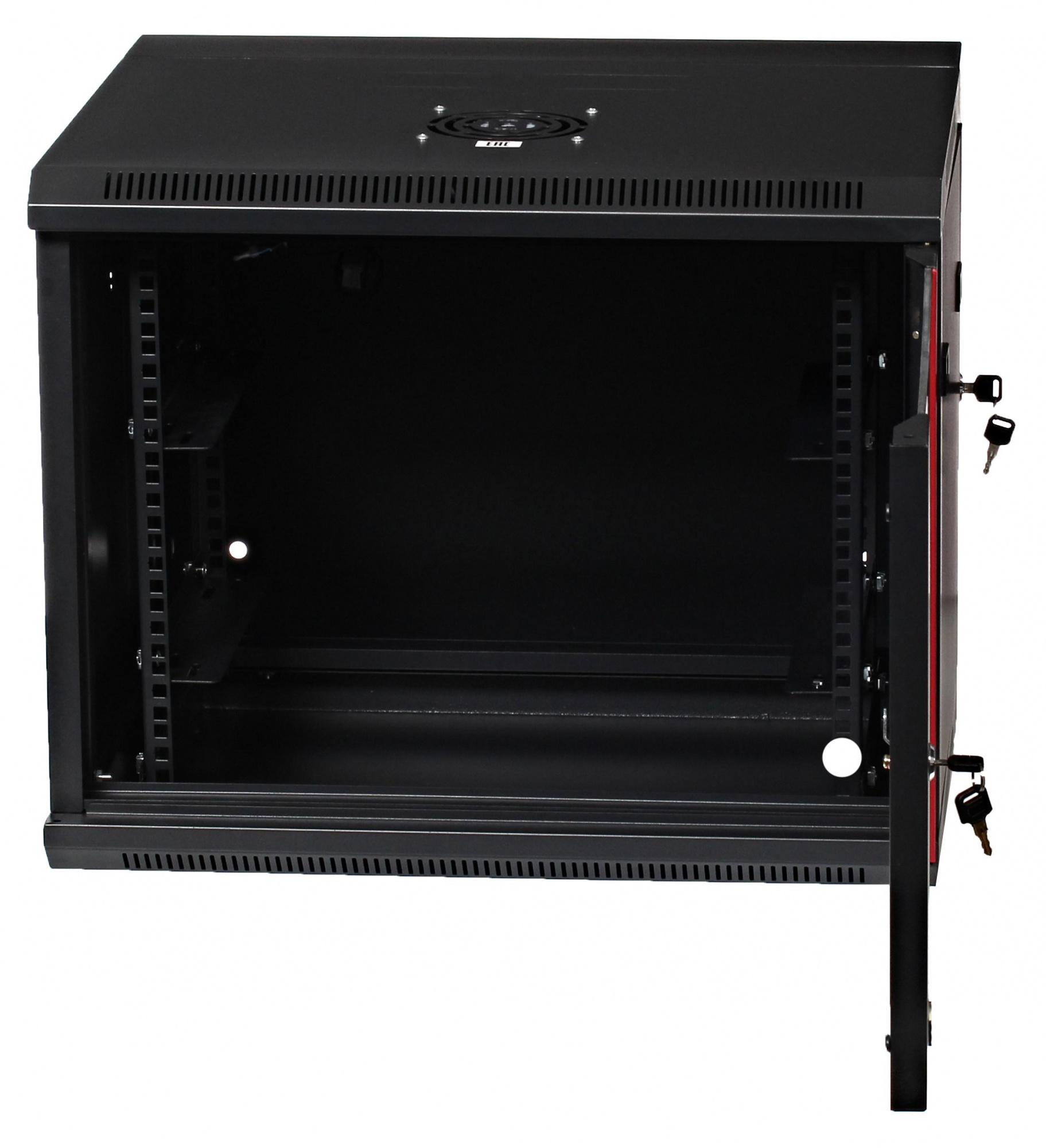 Шкаф телекоммуникационный настенный 9U 600x540 черный