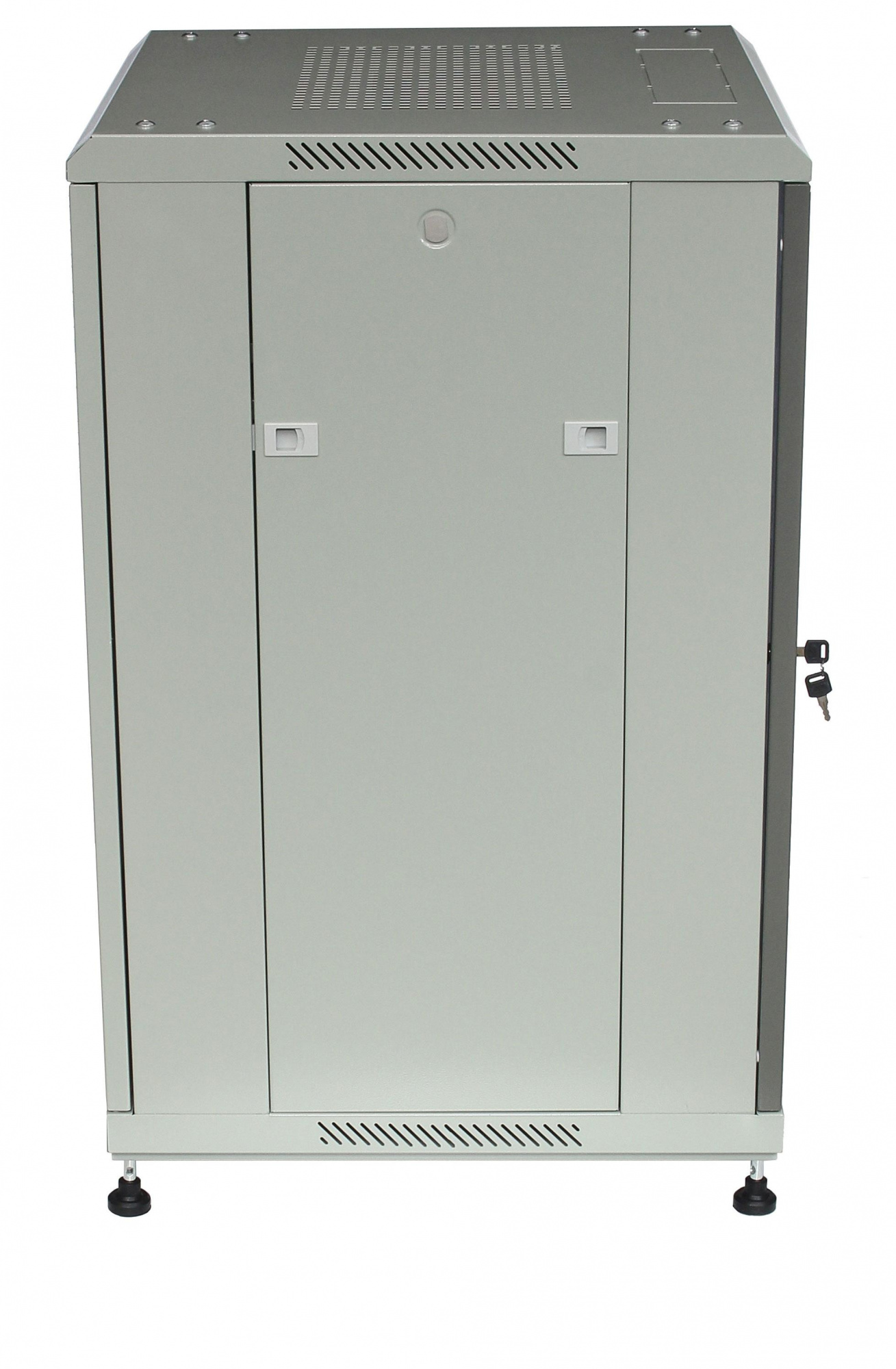 Шкаф телекоммуникационный 18U 600x800 серый, задняя дверь металл