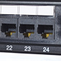 Патч-панель 19", 24 порта RJ-45, категория 6, Krone IDC