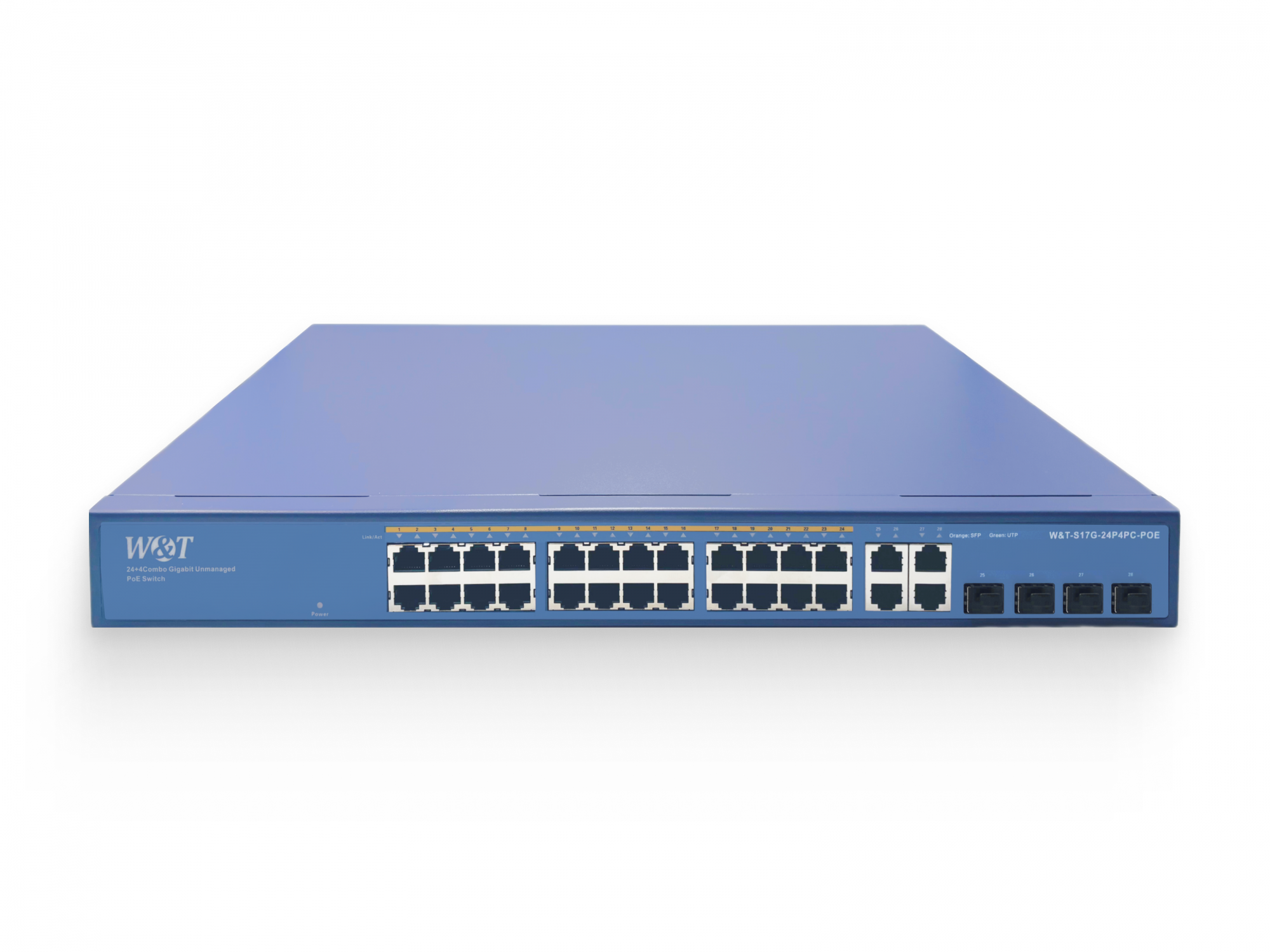 Неуправляемый коммутатор W&T-S17G-24P4PC-POE