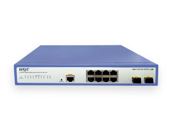 Управляемый коммутатор W&T-S77G-8T2F-L2M