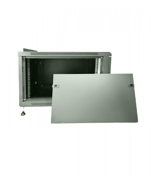 Шкаф 19" телекоммуникационный 9U 600х800 напольный серый, полка в подарок