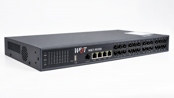 W&T-NS300_NEW гибридная АТС для малых и средних предприятий емкостью до 1600 SIP пользователей и 100 SIP внешних линий